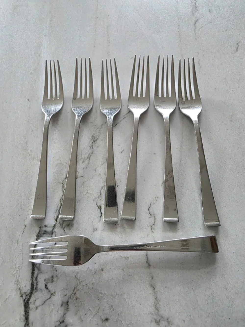 Set of Stainless Steel Forks